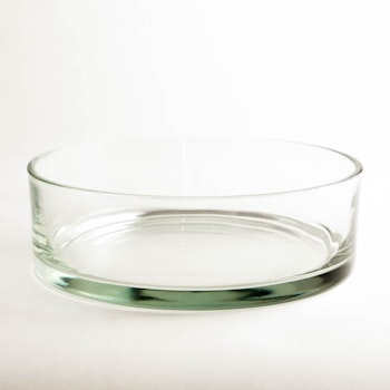 Grand plat en verre - Paquet de 12