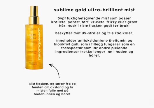 Miriam Quevedo - Ultra Brilliant Mist Sublime Gold Lotion