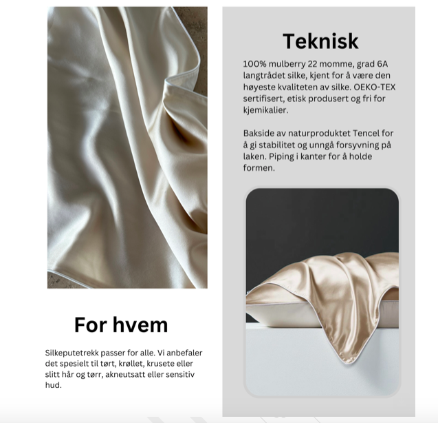 Harah - Silk Pillowcase