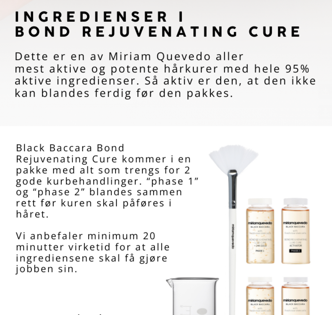 Miriam Quevedo - Black Baccara Hair Bond Rejuvenating Luxe Cure