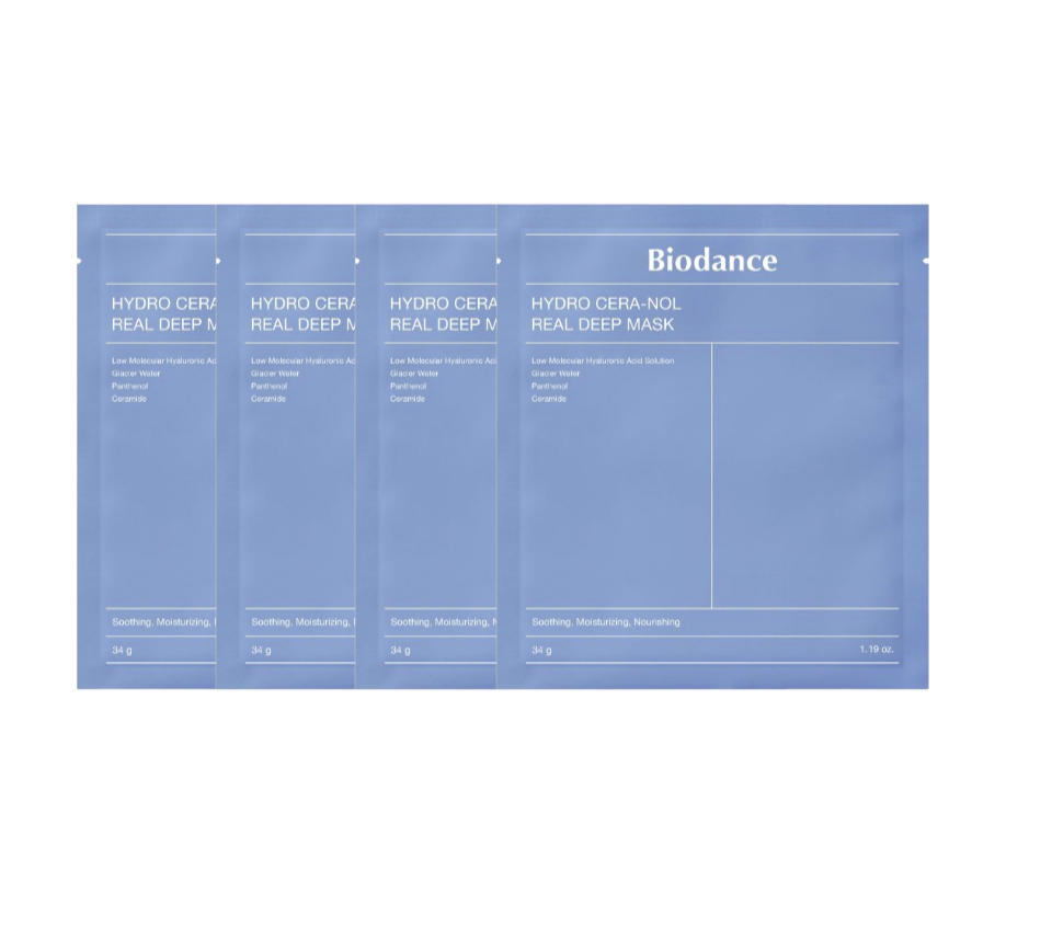 Biodance - Hydro Cera-Nol Real Deep Mask 4 PK