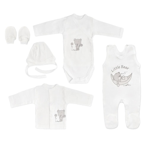 Startpaket - Vitt - 5 delar - Little Bear