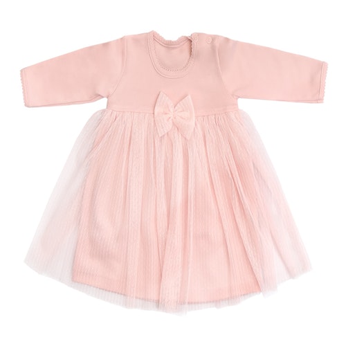 Rosa Babyklänning med tyll  - Princess