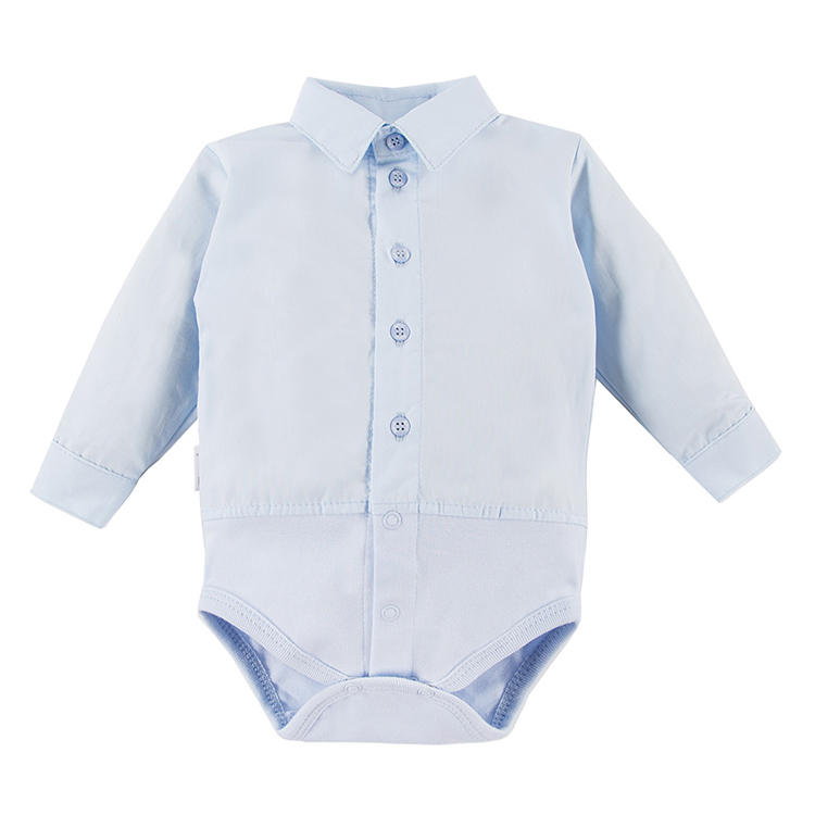 Skjortset - Ljusblå babyskjorta  - Ceremony