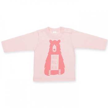 Rosa premium sweatshirt med björn - Bear