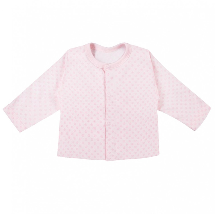 långärmad rosa tröja med blommigt mönster från kollektionen Tiny Flower
