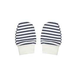 Randiga blå-vita vantar - Blue Stripes