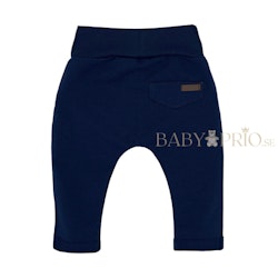 Marinblå sweatpants med fickor - Casual