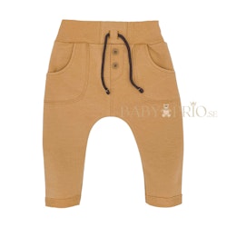 Kamelfärgade sweatpants med fickor - Casual