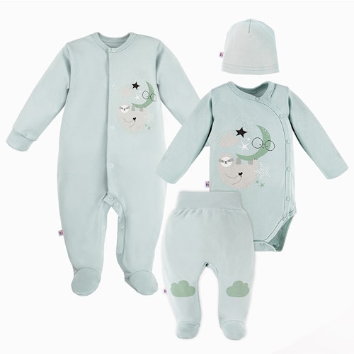 Mintgrönt startpaket - 4 delar - Baby Mellow