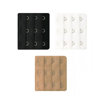 3 pack BH-förlängare - 3 hakar / hyskor