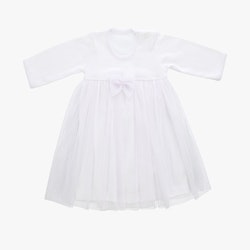 Vit Babyklänning med tyll - Princess