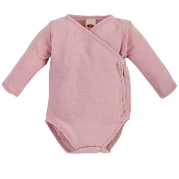 Muslin omlottbody - Rosa - Natural Baby