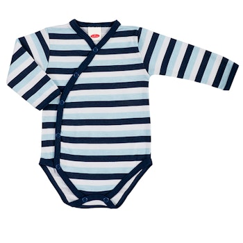 Randig body - blå - Baby Stripes