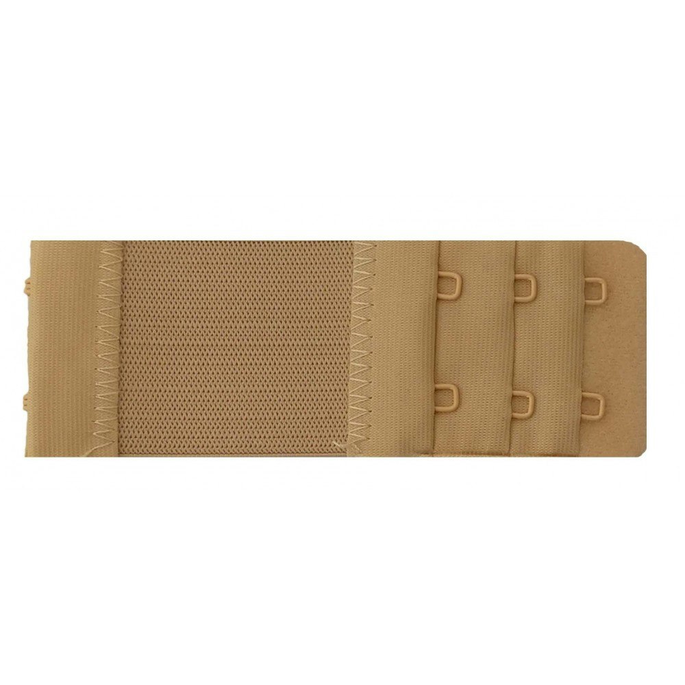 Bh förlängare elastisk beige 2 hakar / hyskor