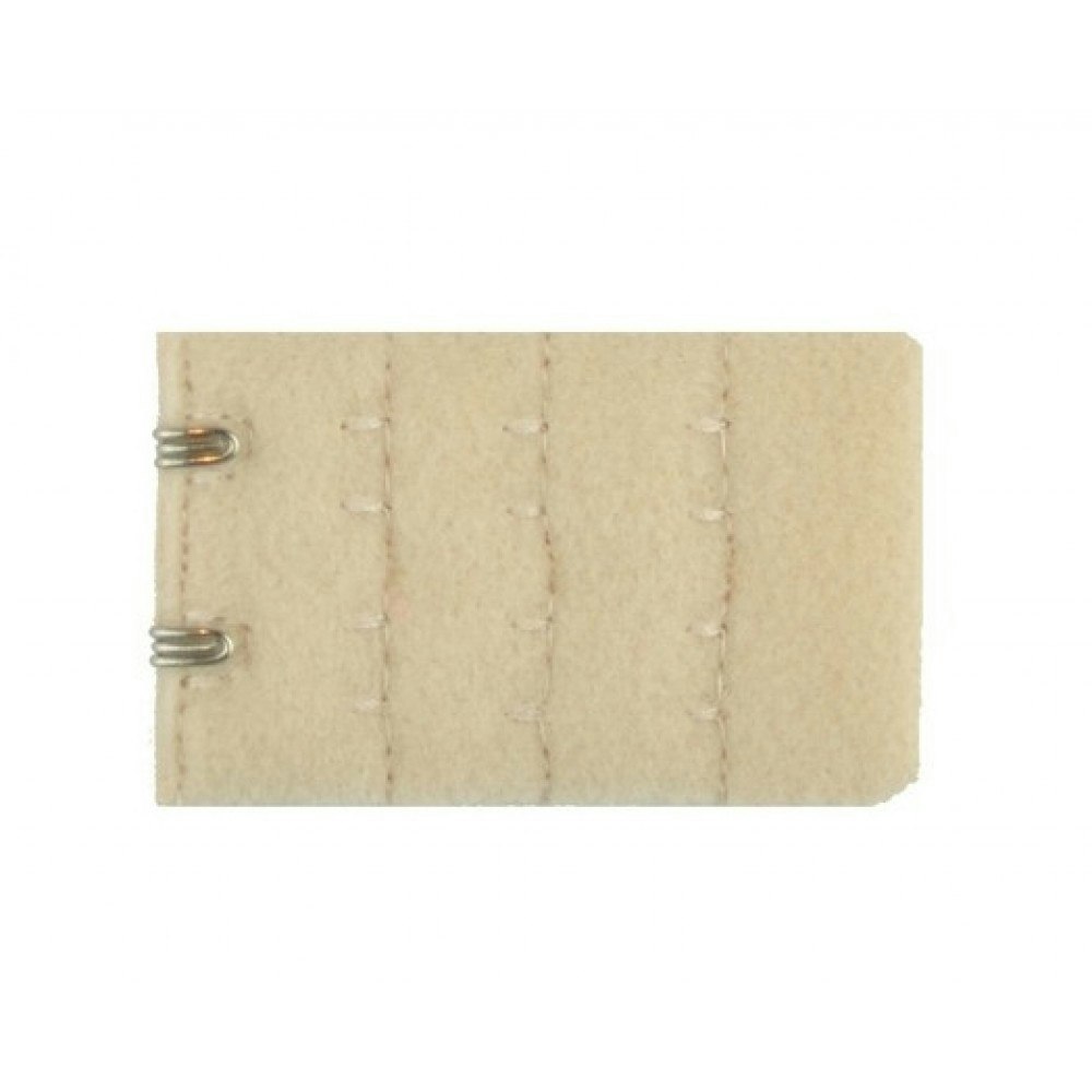 Beige BH-förlängare - 2 hakar / hyskor