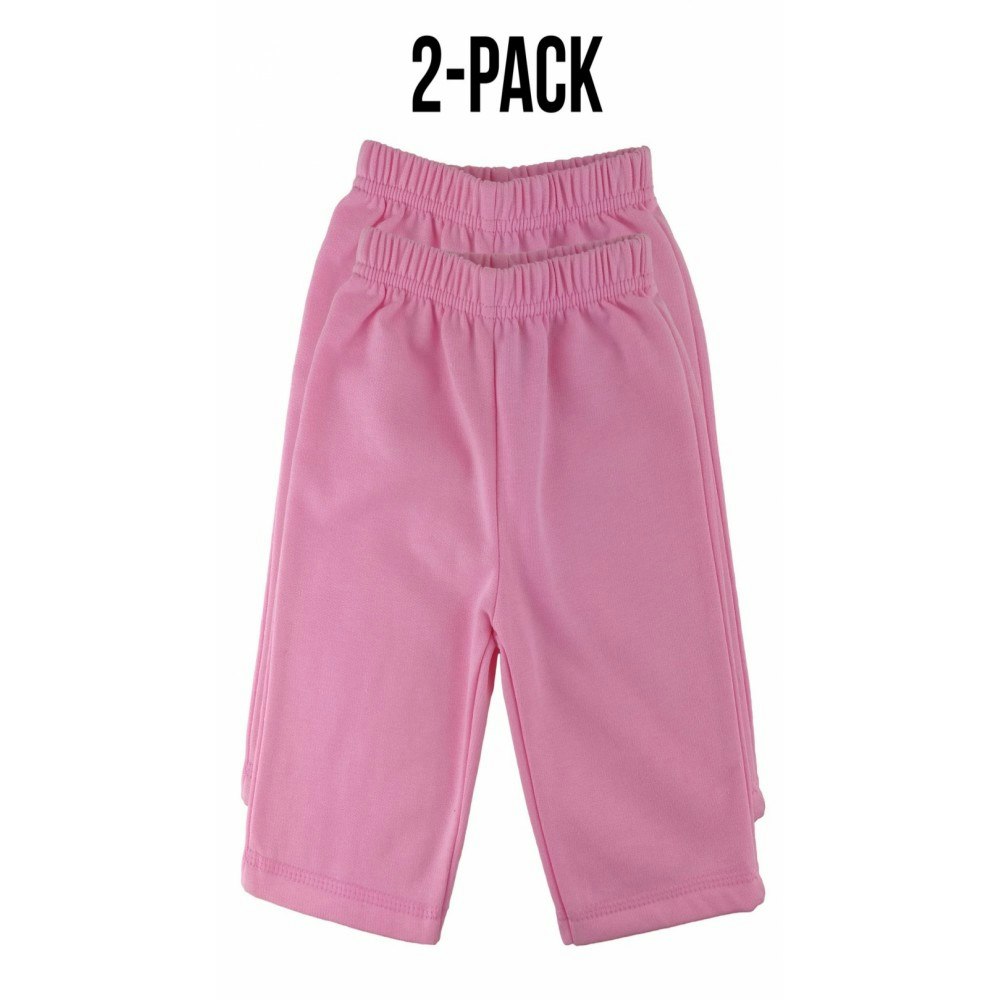 2-pack Rosa baby sweatpants - Classic Baby (Icke EU)