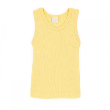 Ribbat linne gult - Classic Baby