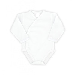 Vit body med smart knäppning - Classic Baby