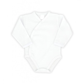 Vit body med smart knäppning - Classic Baby