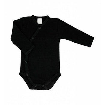 Svart body med smart knäppning - Classic Baby