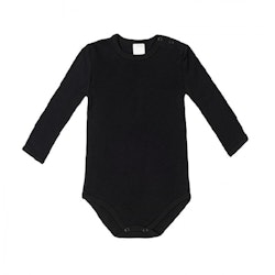 Långärmad body (Svart) - Classic Baby