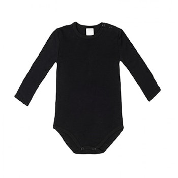 Långärmad body (Svart) - Classic Baby