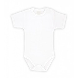 Kortärmad body (Vit) - Classic Baby