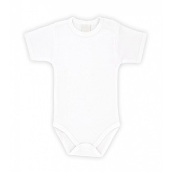 Kortärmad body (Vit) - Classic Baby