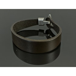 Armband läder brunt