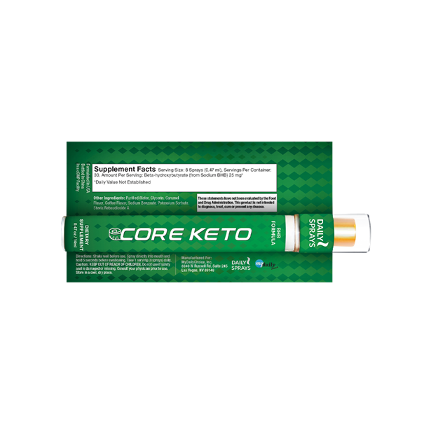 Core Keto Spray (Hälsosamma energinivåer)  Beställ genom länk i beskrivningen! 283 kr