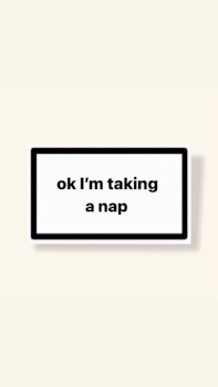 ”Ok I’m Taking A Nap” - Klistermärke