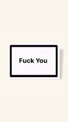 ”Fuck You” - Klistermärke