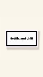 ”Netflix And Chill” - Klistermärke