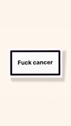 ”Fuck Cancer” - Klistermärke