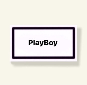 ”PlayBoy” - Klistermärke