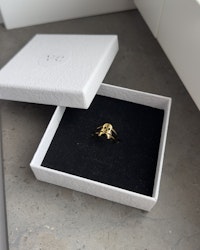 Dödskalle ring guld