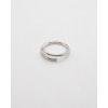 Handtillverkad ring av silver. Öppen ring i kraftig silvertråd, 2,5 mm.