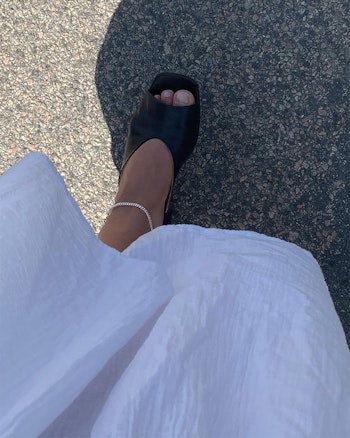 Anklet - fotlänk i återvunnet silver