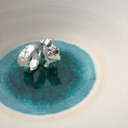 Molten - handgjord ring av återvunnet silver