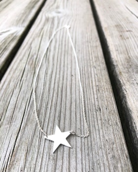Star - halsband i återvunnet silver