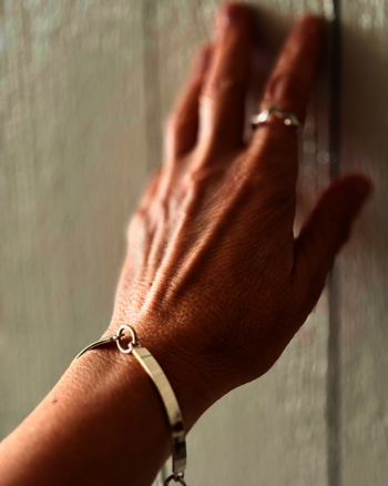 The 70s - handgjort armband i återvunnet silver