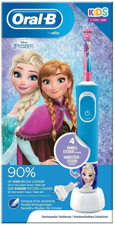 Oral-B Kids Vitality Frozen (Frost) eltandborste - LucasDental |  Professionell Tandblekning Hemma