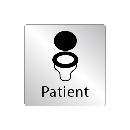 Skylt WC stol -  Patient