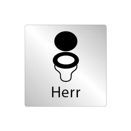 Skylt WC stol - Herr