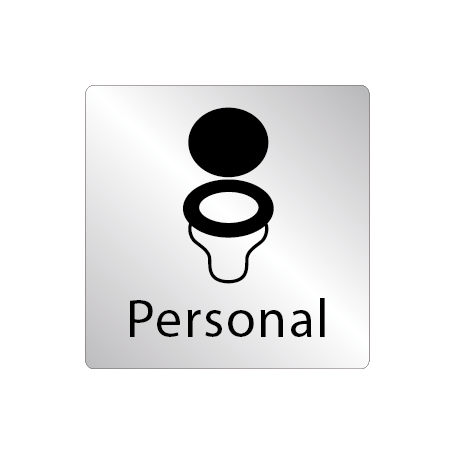 Skylt WC stol - Personal