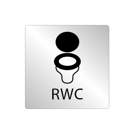 Skylt WC stol - RWC