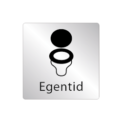 Skylt WC stol - Egentid