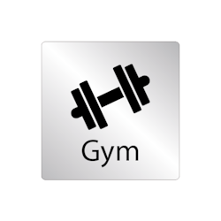 Skylt Gym