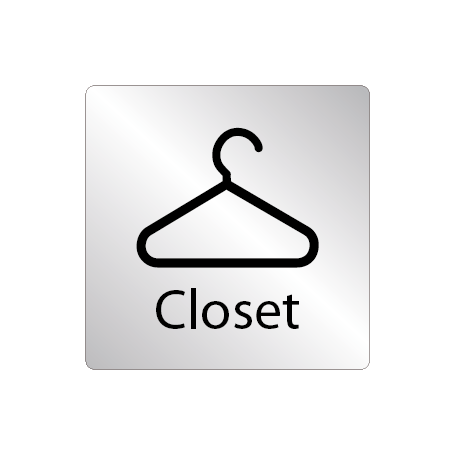 Skylt Closet